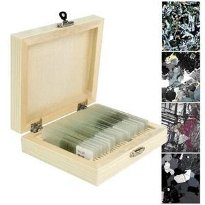 30 um geologische Mahlflocken  vorbereitete Erzgesteins-Mikroskop-Objektträger - Bild 1 von 12