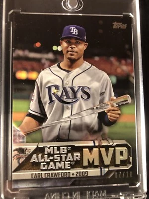 Rare ****Carl Crawford Very Rare Numbered Card 07/10 MLB All Star 2017 Topps - Image 1 of 2