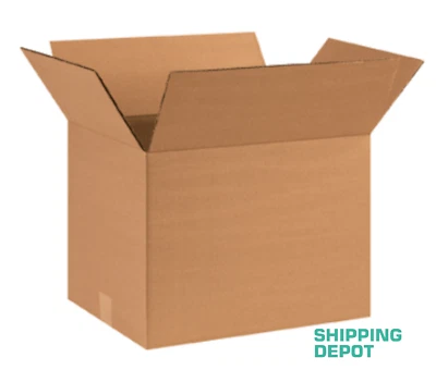 25 ~ 16x12x12" Corrugated Kraft Cardboard Cartons Shipping Packing Box Boxes USA - Image 1 of 3