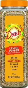 Mezcla de condimento sin sal Dash Limon Pepper, 21 onzas - Imagen 1 de 2