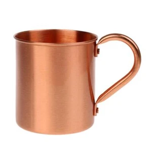 12 Pure Solid Copper Mug Cup for Restaurant Bar Coffee Tea Milk - Picture 1 of 5