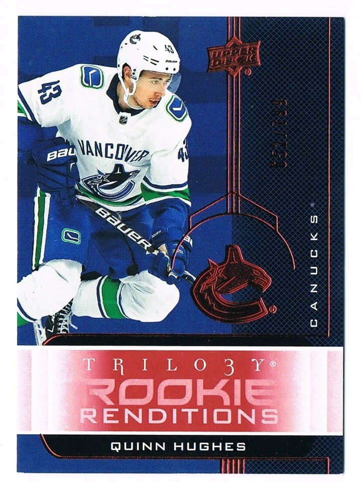 2019-20 Trilogy Rookie Renditions Red Parallel #RR1 to RR-50 /799 Pick From List - Image 1 of 1