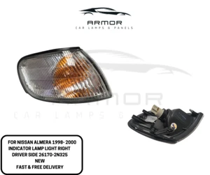 FOR NISSAN ALMERA 1998- 2000 INDICATOR LAMP LIGHT RIGHT DRIVER SIDE 26170-2N325 - Picture 1 of 7