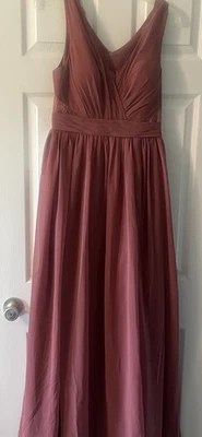 NWT Azazie Bridesmaid Dress, Size A10, Desert Rose, Style Kehlani Formal Lace - Image 1 of 4