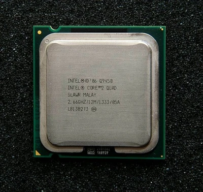 Intel Core 2 Quad Q9450 2.66GHz Quad-Core SLAWR (EU80569PJ067N) CPU Processor - Image 1 of 4