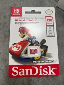 Tarjeta Micro SD 128 GB (Nintendo Switch) - 128 GB Mario Themed Sandisk  - Imagen 1 de 2