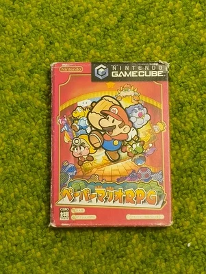 Paper Mario RPG GameCube Japan ペーパーマリオRPG NTSC-J Tested Complete Nintendo 2004 - Image 1 of 4