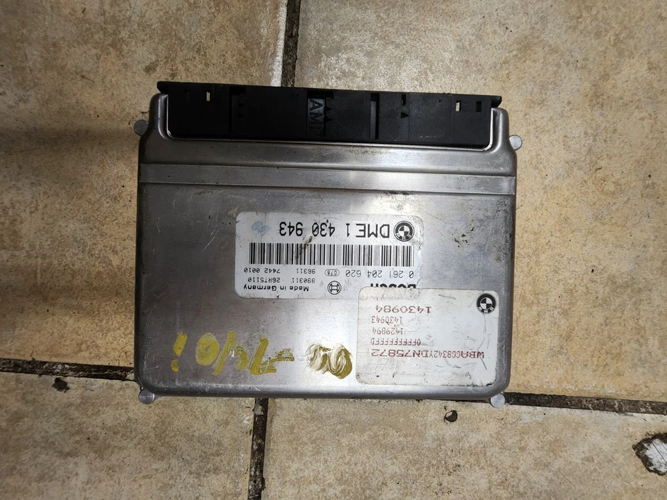 BMW E38 740i 740IL 1999 2000 2001 MÓDULO MOTOR DME1430943 1430984 Foto 1 de 1