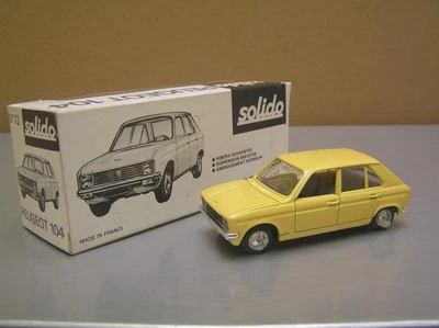 Solido #12 Peugeot 104 hecho en Francia escala 1/43 artículo difícil de encontrar nuevo en caja Foto 1 de 4