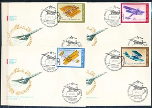 XE53867 Russia 1975 aviation airplanes FDC's used - Picture 1 of 1