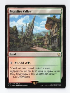 Mossfire Valley Normal R Final Fantasy MTG Magic the Gathering Card NM - Picture 1 of 2