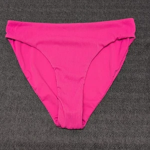 TINIBIKINI Womens Size XL Pink Swim Bathing Suit Bikini Bottom NWOT - Picture 1 of 6