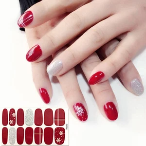8 Sheets Adesivi Natalizi Per Nail Art Donna Di Unghie Adesivo Natalizio - Foto 1 di 12