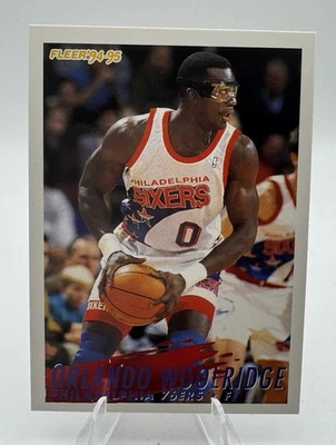 1994 Fleer Orlando Woolridge #173  Philadelphia 76ers - Image 1 of 2