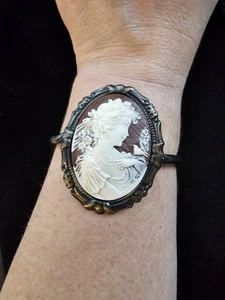 Vintage Kamee Manschette Stil Armband New Old Stock - Bild 1 von 4