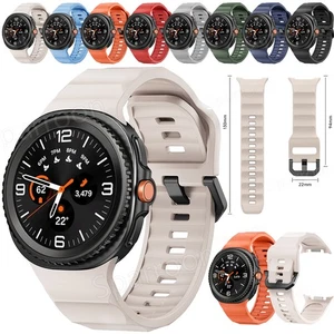Replacement Silicone Strap Band For Samsung Galaxy Watch 8 40mm 44mm / 8 Classic - Picture 1 of 22