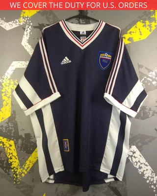 Yugoslavia Team Jersey Home football shirt 1998 - 2000 Adidas Men Size XL ig93 - Image 1 of 4