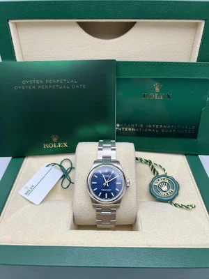 Rolex Oyster Perpetual 31 277200 Blue Dial  Box Papers - Image 1 of 4