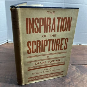 Vintage 1937 The Inspiration Of The Scriptures Loraine Boettner Theology - Imagen 1 de 7