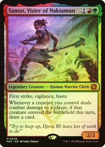 FOIL Samut, Vizir of Naktamun ~ March of the Machine: The Aftermath [ NM ] - Bild 1 von 1