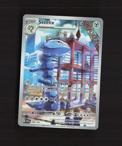 Steelix 208/182 Paradox Rift Full Art Ultra Rare Holo Pokemon Karte NM - Bild 1 von 10