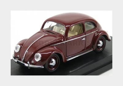 RIO-MODELS 4565 VOLKSWAGEN - MAGGIOLINO BEETLE 1200 DE LUXE 1953 - BORDEAUX - 1/ - Immagine 1 di 2