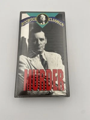 NEW Murder Alfred Hitchcock Classics VHS Tape Factory Sealed Black & White  - Image 1 of 3