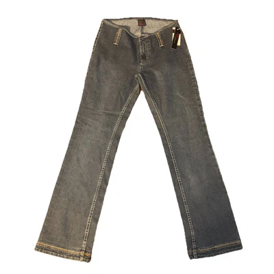 NEW Vintage Fubu Classics Y2K 90’s Women’s Jeans Size 9/10 Indigo Rare Find - Image 1 of 4