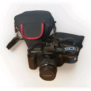 Canon EOS 1000F N 35mm SLR Film Camera W/ Canon 35-80mm Lens & Case TESTED WORKS - Picture 1 of 22