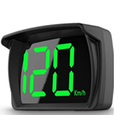 HUD Gauge Head Up Car Digital Display Speedometer GPS Dual Chips Big Font KMH - Image 1 of 4