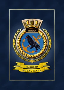 HMS KAPUZENSCHIFF ABZEICHEN/WAPPEN - HUNDERTE VON HM VERSAND AUF LAGER - Bild 1 von 2