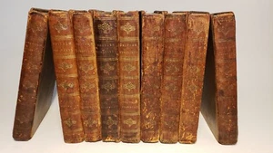 1808 BRITISH ESSAYISTS X 9 VOLS ALEXANDER POPE, BERKELEY, JONATHAN SWIFT TATLER - Picture 1 of 7