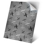 1 X Vinyl Sticker A2 - Bw - Retro Planes Air Force Vintage #35683