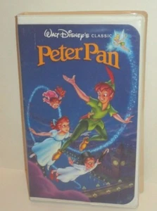 DISNEY PETER PAN CLASSIC ANIMATED FILM VHS VIDEO CASSETTE TAPE CLAMSHELL BOX - Picture 1 of 2