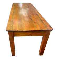8ft Antique Pine Farmhouse Table
