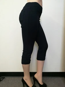 New "B.Young" Stretch Pants Elastic Waist Crinkle detail bottom 4color WG-20009 - Picture 1 of 20