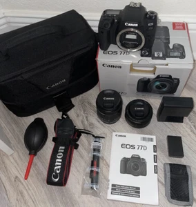 Canon EOS 77d Camera Kit (Excellent Condition, Multiple Lenses, & Accessories) - Picture 1 of 6