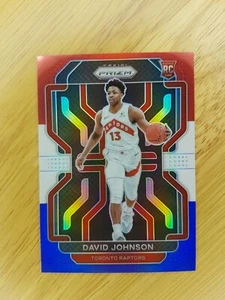 2021-22 Prizm David Johnson Red White And Blue Prizm Rookie Card RC #278 Raptors - Picture 1 of 2