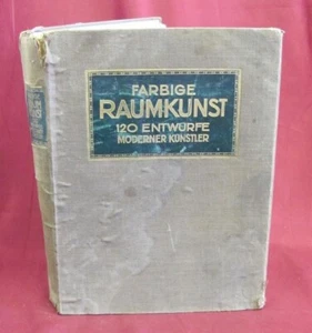 RARE VINTAGE 1911 GERMAN CATALOGUE BOOK – ART NOUVEAU INTERIOR DESIGN - Picture 1 of 13