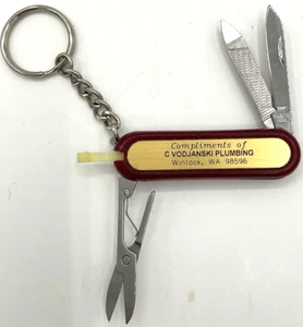 C Vodjanski Plumbing Winlock WA Utility Pocketknife Tools Advertising Promo - Picture 1 of 5