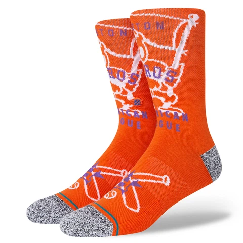 Men's Stance Houston Astros Hey Batter Crew Socks Cover