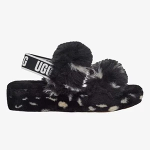 Zapatillas UGG Slides para mujer blancas y negras 9 Oh Yeah Spots 1118165 - Imagen 1 de 4