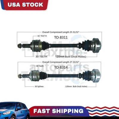 Junta de eje CV lado conductor pasajero trasero compatible con Toyota Supra 1993 1994 1995 1996 Foto 1 de 3