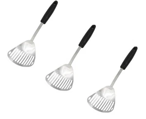 Chef Craft Stainless Steel Slotted Skimmer | 13-Inches Long | 3-Pack - Picture 1 of 1