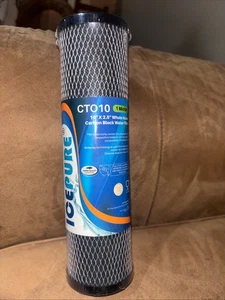 Ganzes Haus CTO Kohle Wasserfilter Kartusche 1 Mikron 2,5" x 10" - Bild 1 von 5
