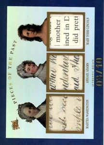 2023 Pieces of the Past Premium Washington Adams Lincoln Triple Relic /10 - Picture 1 of 2