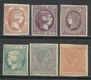 9325-LOTE SELLOS CLASICOS ESPAÑA FALSOS SEGUI.SPAIN CLASSIC STAMPS LOT SEGUI FAL - Picture 1 of 2