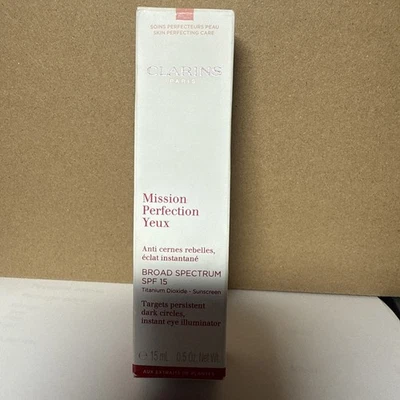 CLARINS MISSION 完美目标 持久黑眼圈 即时 眼睛 ILUM 全新带盒 — 第 1/4 张图片