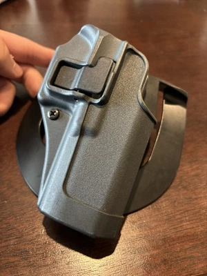 Blackhawk Serpa CQC Close Quarters Concealment RH Black OWB Holster 2100270 - Image 1 of 4