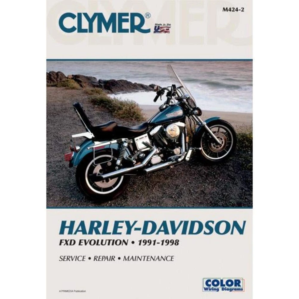 Manual de reparo/serviço Clymer '91-98 Harley-Davidson FXD Evolution (M424-2) - Imagem 1 de 1